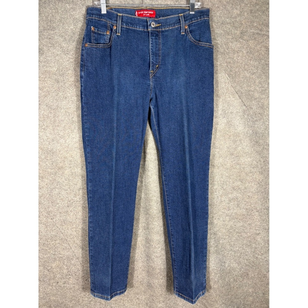 Levis 510 Womens‎ Classic Slim Stretch Jeans Blue Low Rise Denim Size 14M